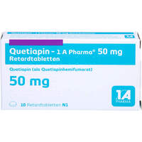 Quetiapin - 1 A Pharma 50mg Retardtabletten, 10 Stk., 1 A Pharma GmbH