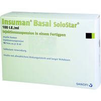 INSUMAN Basal 100 I.E./ml Solostar Fertigpen, 10x3 ml, Aca Müller/Adag Pharma AG