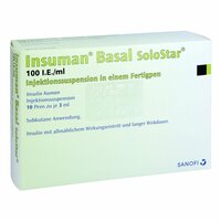 INSUMAN Basal 100 I.E./ml Solostar Fertigpen, 10x3 ml, Aca Müller/Adag Pharma AG