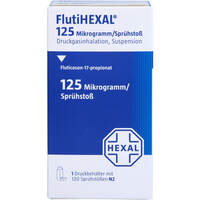 FlutiHEXAL 125 ug/Sprühstoß Dosieraerosol 120 Hub, 1 st, HEXAL AG
