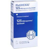 FlutiHEXAL 125 ug/Sprühstoß Dosieraerosol 120 Hub, 1 ST, HEXAL AG