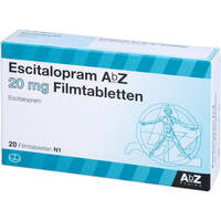 Escitalopram AbZ 20 mg Filmtabletten, 20 Stk., Abz Pharma GmbH