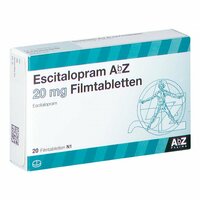Escitalopram AbZ 20 mg Filmtabletten, 20 Stk., Abz Pharma GmbH
