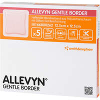 ALLEVYN Gentle Border 12.5x12.5cm Verband, 5 Stk., Tora Pharma GmbH