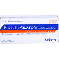 Ebastin Aristo 20 mg Schmelztabletten, 20 Stk., Aristo Pharma GmbH