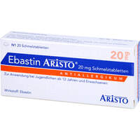 Ebastin Aristo 20 mg Schmelztabletten, 20 Stk., Aristo Pharma GmbH