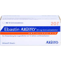 Ebastin Aristo 20 mg Schmelztabletten, 50 Stk., Aristo Pharma GmbH