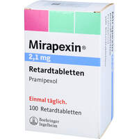 Mirapexin 2.1mg Retardtabletten, 100 st, Docpharm GmbH