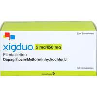 Xigduo 5 mg/850 mg Filmtabletten, 56 Stk., AstraZeneca GmbH