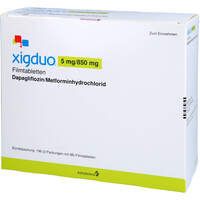 Xigduo 5 mg/850 mg Filmtabletten, 196 st, AstraZeneca GmbH