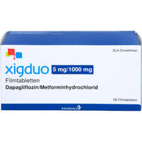 Xigduo 5 mg/1000 mg Filmtabletten, 56 Stk., AstraZeneca GmbH