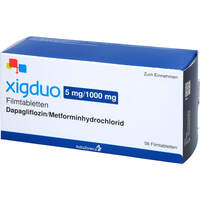 Xigduo 5 mg/1000 mg Filmtabletten, 56 Stk., AstraZeneca GmbH