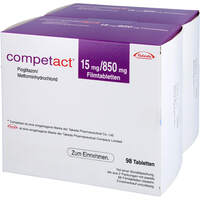 Competact 15 mg/850 mg Filmtabletten, 196 st, kohlpharma GmbH