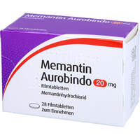 Memantin Aurobindo 20mg Filmtabletten, 28 Stk., PUREN Pharma GmbH & Co. KG