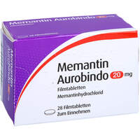 Memantin Aurobindo 20mg Filmtabletten, 28 Stk., PUREN Pharma GmbH & Co. KG