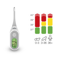 Braun Digital-Thermometer PRT2000 AgePrecision, 1 st, Kaz Europe Sa