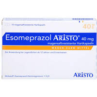 Esomeprazol Aristo 40 mg magensaftr. Hartkapseln, 15 Stk., Aristo Pharma GmbH