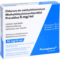 Methylthioniniumchlorid Proveblue 5mg/ml, 5x10 ml, Dr. F. Köhler Chemie GmbH