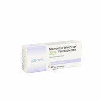Memantin Winthrop 10 mg Filmtabletten, 42 Stk., Zentiva Pharma GmbH