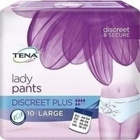 TENA Lady Pants Discreet Plus L, 10 St&uuml;ck, Essity Germany GmbH