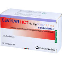 SEVIKAR HCT 40mg/5mg/12.5mg Filmtabletten, 98 st, Eurimpharm Arzneimittel GmbH