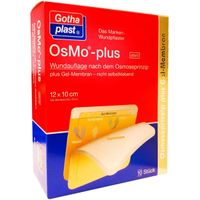 OsMo-plus Wundauflage 12x10cm steril, 10 st, Gothaplast GmbH