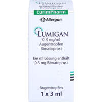 Lumigan 0.3mg/ml, 3 ml, Eurimpharm Arzneimittel GmbH
