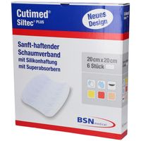 Cutimed Siltec Plus 20x20cm, 6 st, Bsn Medical GmbH