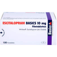 ESCITALOPRAM BASICS 10mg Filmtabletten, 100 Stk., Basics GmbH