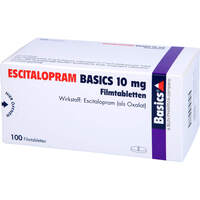 ESCITALOPRAM BASICS 10mg Filmtabletten, 100 Stk., Basics GmbH