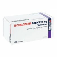 ESCITALOPRAM BASICS 10mg Filmtabletten, 100 Stk., Basics GmbH