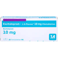 Escitalopram - 1 A Pharma 10 mg Filmtabletten, 20 Stk., 1 A Pharma GmbH