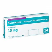 Escitalopram - 1 A Pharma 10 mg Filmtabletten, 20 Stk., 1 A Pharma GmbH