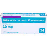 Escitalopram - 1 A Pharma 10 mg Filmtabletten, 50 Stk., 1 A Pharma GmbH