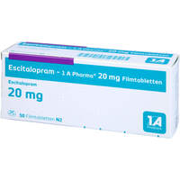 Escitalopram - 1 A Pharma 20 mg Filmtabletten, 50 Stk., 1 A Pharma GmbH