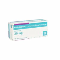 Escitalopram - 1 A Pharma 20 mg Filmtabletten, 50 Stk., 1 A Pharma GmbH