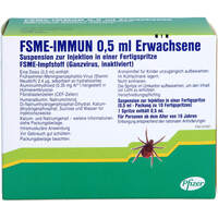 FSME-IMMUN 0.5ml Erwachsene ohne Kanüle, 10 Stk., Pfizer Pharma GmbH FSME-IMMUN 0.5ml Erwachsene ohne Kanüle, 10 Stk., Pfizer Pharma GmbH