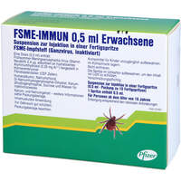FSME-IMMUN 0.5ml Erwachsene ohne Kanüle, 10 Stk., Pfizer Pharma GmbH FSME-IMMUN 0.5ml Erwachsene ohne Kanüle, 10 Stk., Pfizer Pharma GmbH