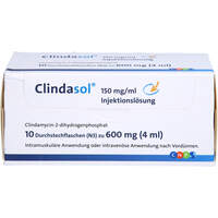 Clindasol 150mg/ml Injektionslösung (600mg), 10x4 ml, Cnp Pharma GmbH