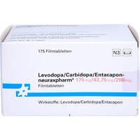 Levodopa/Carbidopa/Entacapon-neurax 175/43.75/200, 175 st, neuraxpharm Arzneimittel GmbH