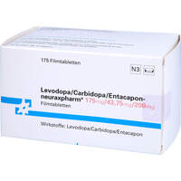 Levodopa/Carbidopa/Entacapon-neurax 175/43.75/200, 175 st, neuraxpharm Arzneimittel GmbH