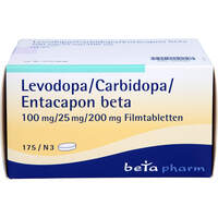 Levodopa/Carbidopa/Entacapon beta 100/25/200mg, 175 st, betapharm Arzneimittel GmbH