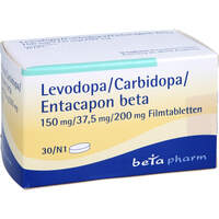 Levodopa/Carbidopa/Entacapon beta 150/37.5/200mg, 30 Stk., betapharm Arzneimittel GmbH