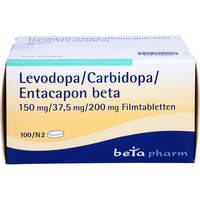 Levodopa/Carbidopa/Entacapon beta 150/37.5/200mg, 100 st, betapharm Arzneimittel GmbH