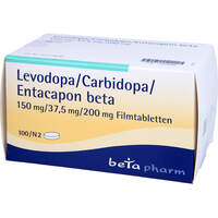 Levodopa/Carbidopa/Entacapon beta 150/37.5/200mg, 100 st, betapharm Arzneimittel GmbH
