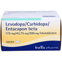 Levodopa/Carbidopa/Entacapon beta 175/43.75/200mg, 100 Stk., betapharm Arzneimittel GmbH