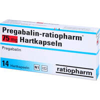 Pregabalin-ratiopharm 75 mg Hartkapseln, 14 Stk., ratiopharm GmbH