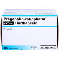 Pregabalin-ratiopharm 225 mg Hartkapseln, 100 st, ratiopharm GmbH