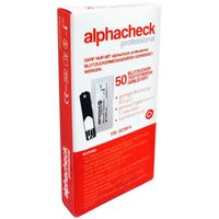 alphacheck professional Teststreifen - geblistert, 50 st, Berger Med GmbH