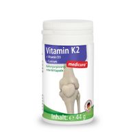 Vitamin K2 + Vitamin D3 + Calcium, 60 st, Medicura Naturprodukte AG